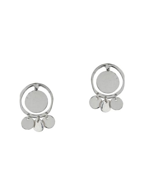 silver studs earring - 16712249 - Standard Image - 1
