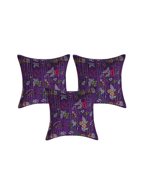 pure cotton kantha work cushion cover - 16712257 - Standard Image - 1