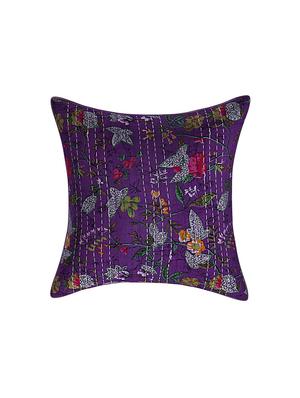 pure cotton kantha work cushion cover - 16712257 - Standard Image - 2
