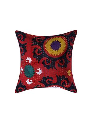 pure cotton kantha work cushion cover - 16712263 - Standard Image - 2