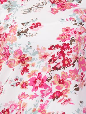 boat neck floral top - 16712322 - Standard Image - 5