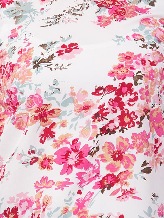 boat neck floral top - 16712322 - Zoom Image - 5