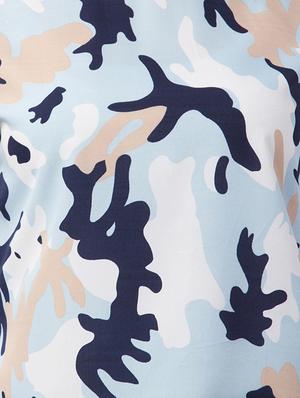 boat neck camouflage top - 16712323 - Standard Image - 5