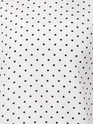 boat neck polka dot top - 16712326 - Standard Image - 5