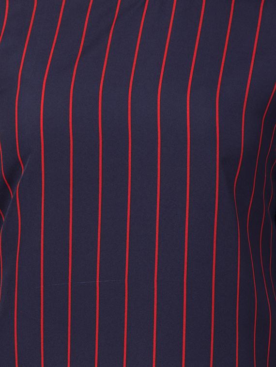 round neck striped top - 16712330 - Zoom Image - 5