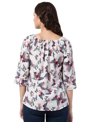 tie up neck quirky top - 16712338 - Standard Image - 3