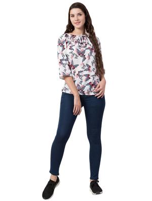 tie up neck quirky top - 16712338 - Standard Image - 4