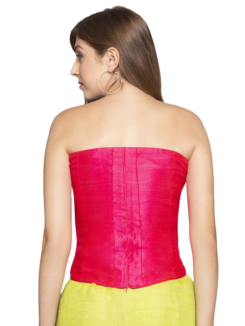 solid brocade blouse - 16712350 - Zoom Image - 2