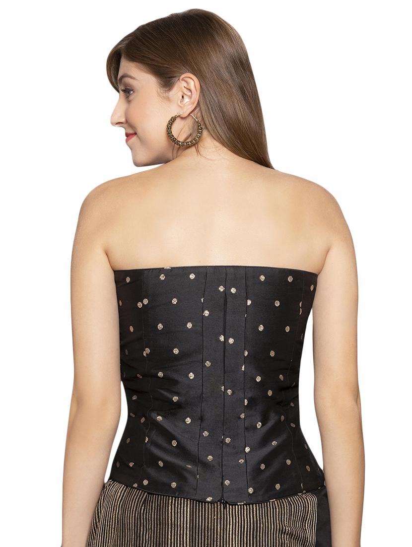 solid brocade blouse - 16712351 - Zoom Image - 2
