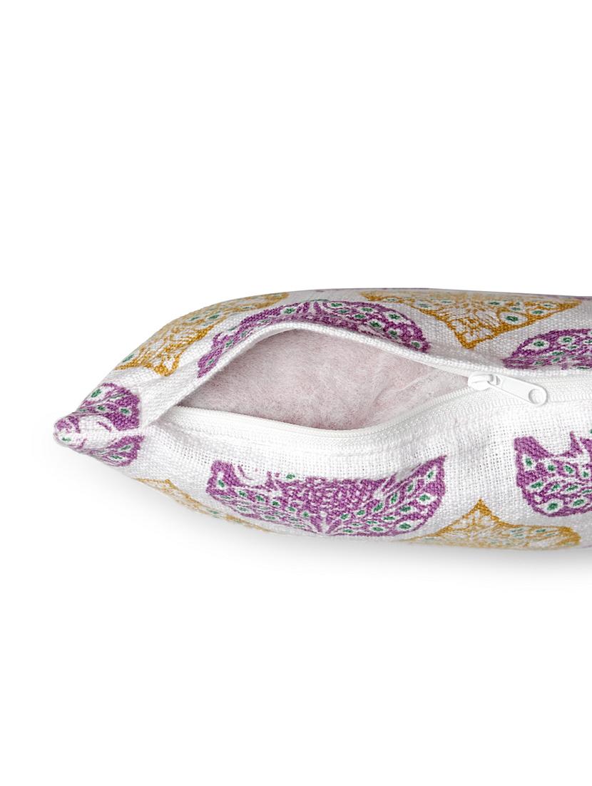 cotton printed cushion cover set of 5 - 16712355 - Zoom Image - 4
