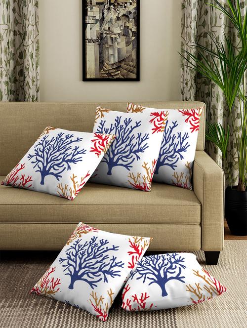 cotton printed cushion cover set of 5 - 16712358 - Standard Image - 1