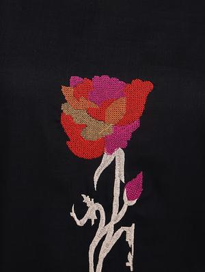 embroidered solid kurti - 16712378 - Standard Image - 5