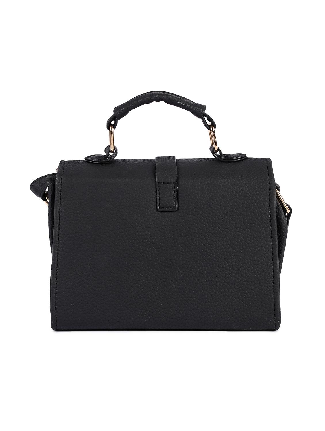black polyester regular sling bag - 16712578 - Zoom Image - 2