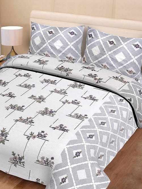cotton double bedsheets with 2 pillow cover - 16712658 - Very Small Image - 1