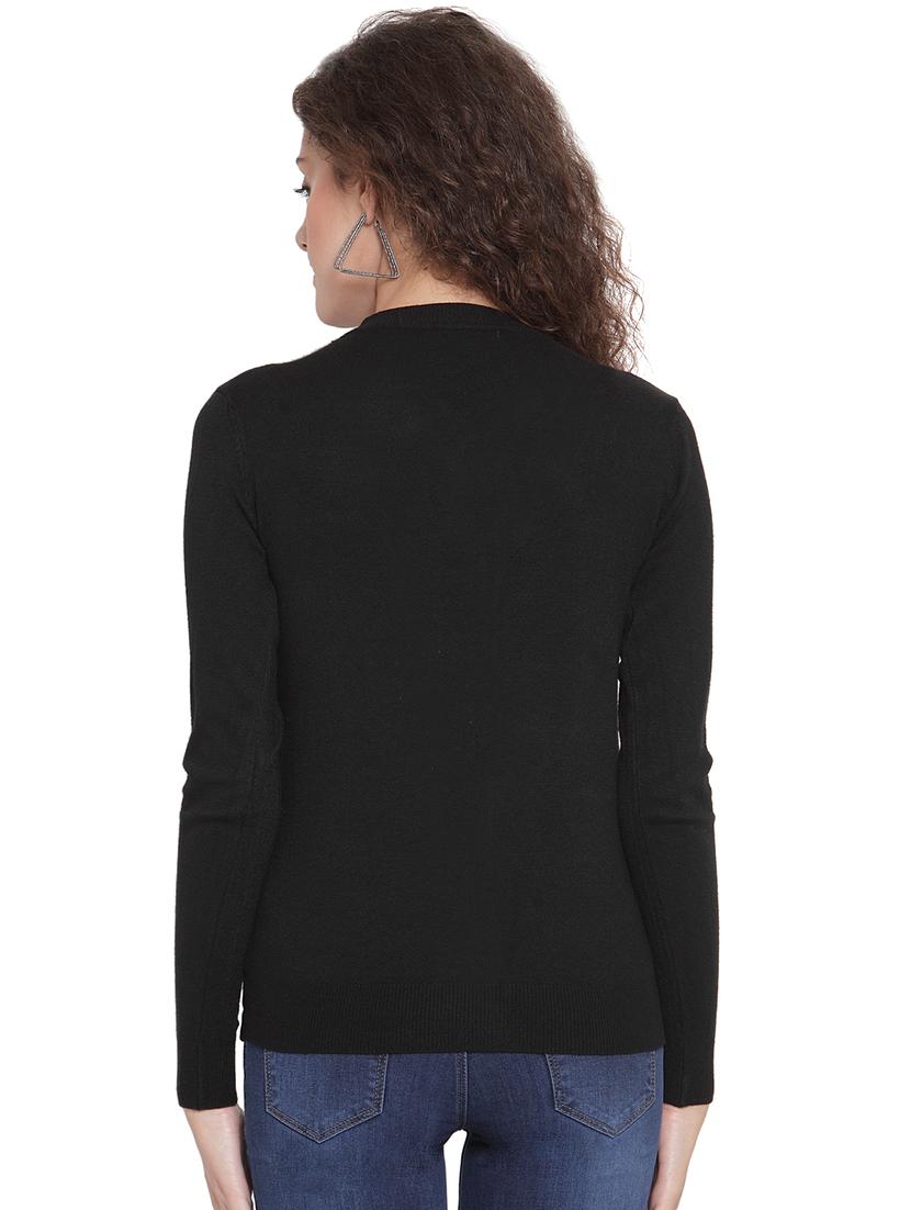 v-neck solid cardigan - 16712704 - Zoom Image - 3