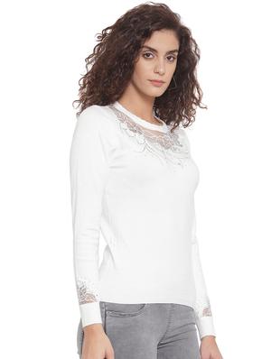 round neck embellished pullover - 16712711 - Standard Image - 2