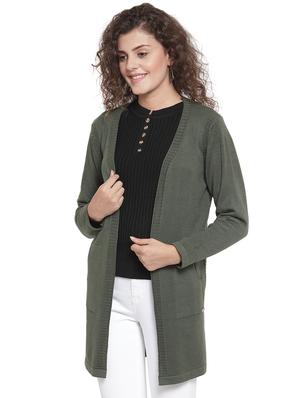 long sleeved solid shrug - 16712722 - Standard Image - 2