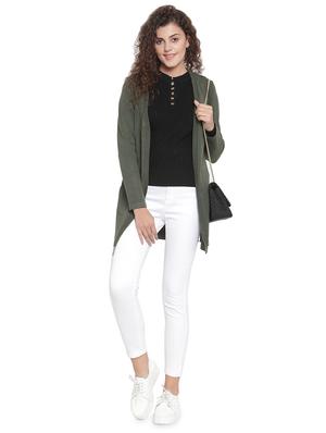 long sleeved solid shrug - 16712722 - Standard Image - 4