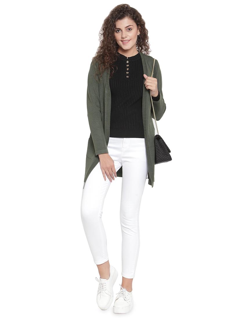 long sleeved solid shrug - 16712722 - Zoom Image - 4