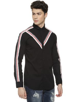 black taped casual shirt - 16712757 - Standard Image - 2