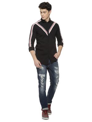 black taped casual shirt - 16712757 - Standard Image - 4