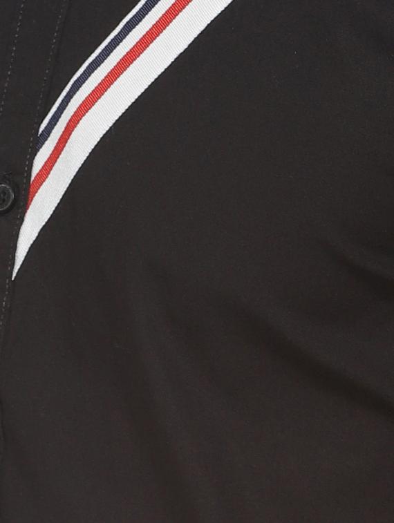 black taped casual shirt - 16712757 - Zoom Image - 5
