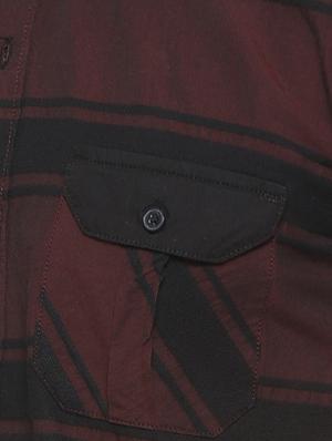 maroon striped casual shirt - 16712758 - Standard Image - 5