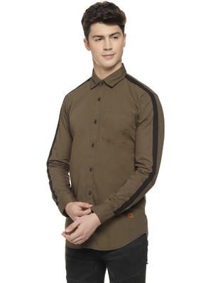 green taped casual shirt - 16712759 - Standard Image - 2