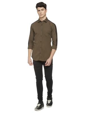 green taped casual shirt - 16712759 - Standard Image - 4