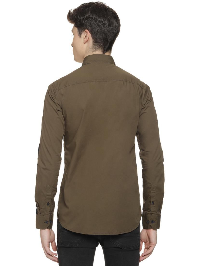 green taped casual shirt - 16712759 - Zoom Image - 3