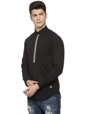 black taped casual shirt - 16712760 - Standard Image - 2