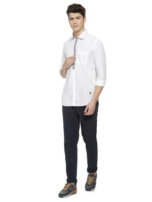 white taped casual shirt - 16712761 - Standard Image - 4
