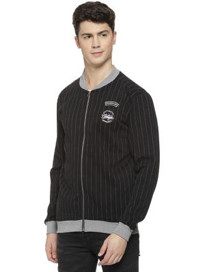 black striped casual jacket - 16712767 - Standard Image - 2
