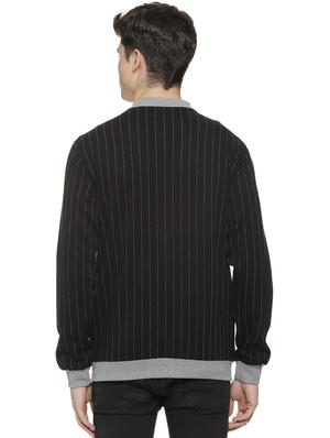 black striped casual jacket - 16712767 - Standard Image - 3