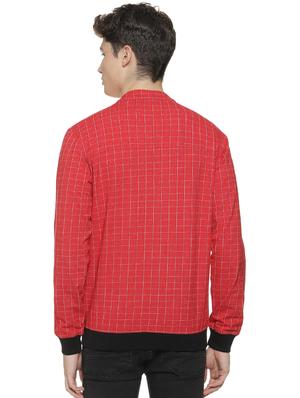 red checkered bomber jacket - 16712773 - Standard Image - 3
