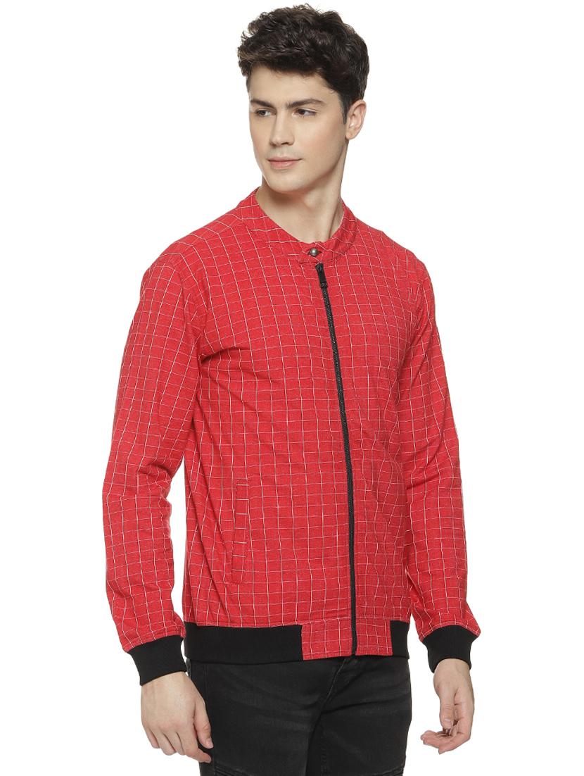 red checkered bomber jacket - 16712773 - Zoom Image - 2