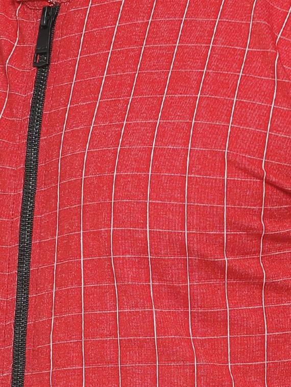 red checkered bomber jacket - 16712773 - Zoom Image - 5