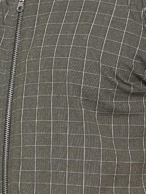 grey checkered bomber jacket - 16712776 - Standard Image - 5