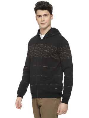 black camouflage printed sweatshirt - 16712779 - Standard Image - 2