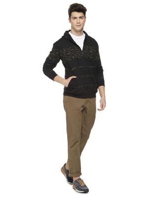 black camouflage printed sweatshirt - 16712779 - Standard Image - 4