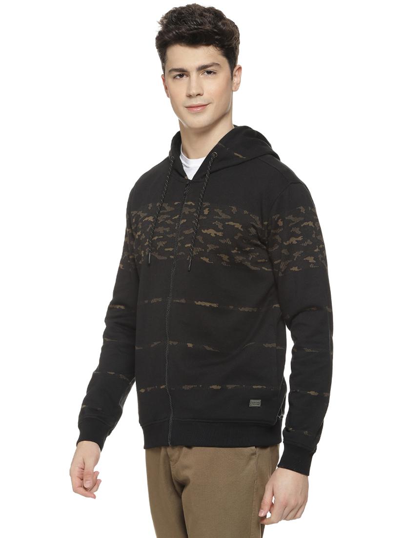 black camouflage printed sweatshirt - 16712779 - Zoom Image - 2