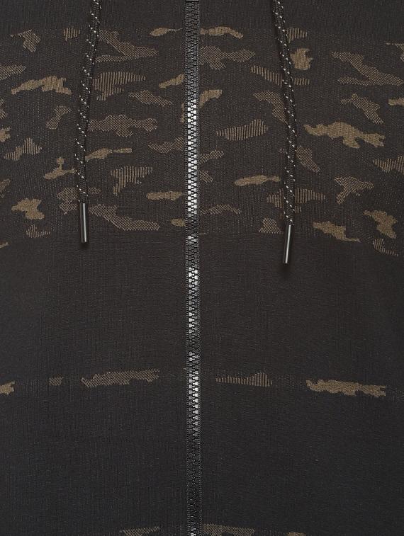 black camouflage printed sweatshirt - 16712779 - Zoom Image - 5