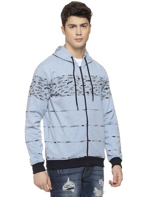 light blue camouflage printed sweatshirt - 16712780 - Standard Image - 2