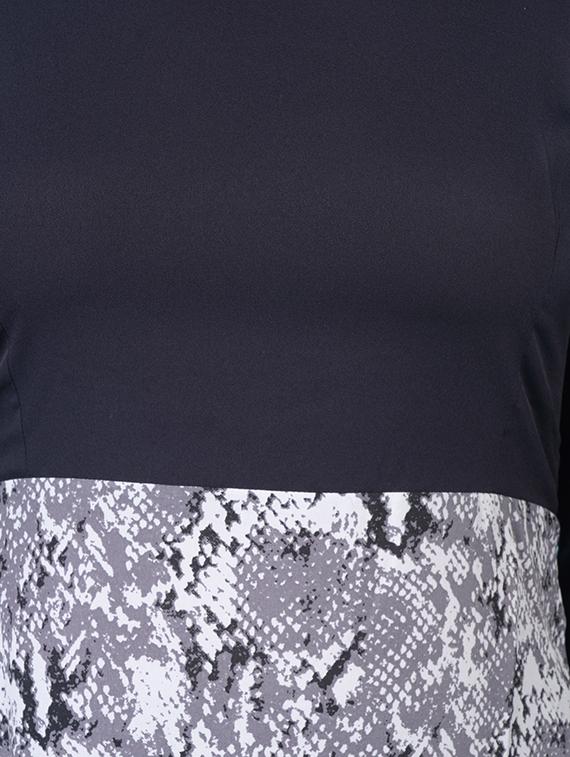 round neck snake print a-line dress - 16712809 - Zoom Image - 4