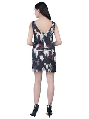 scoop neck abstract sheath dress - 16712829 - Standard Image - 3