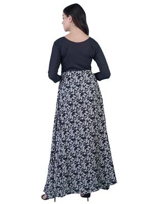 round neck floral a-line dress - 16712830 - Standard Image - 3
