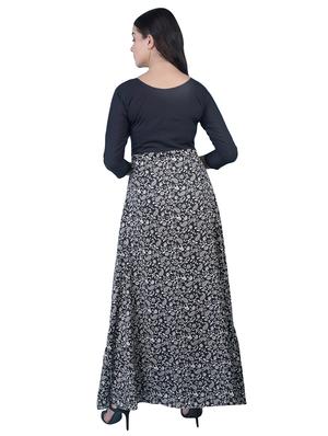 round neck paisley a-line dress - 16712832 - Standard Image - 3
