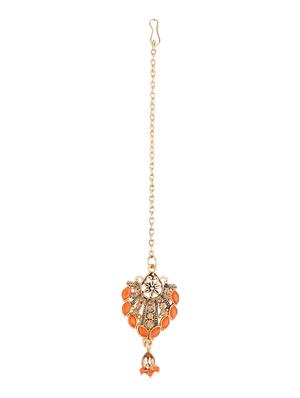 orange brass bridal necklace - 16712878 - Standard Image - 2
