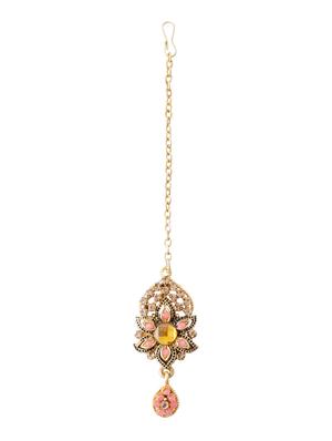 pink brass bridal necklace - 16712879 - Standard Image - 2