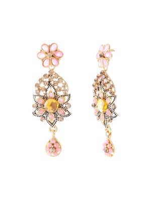 pink brass bridal necklace - 16712879 - Standard Image - 4